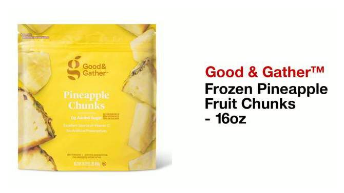 Frozen Pineapple Fruit Chunks - 16oz - Good &#38; Gather&#8482;, 2 of 5, play video