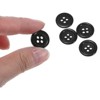 Unique Bargains Sewing Resin Round Flat 4-Hole Replacement Craft Buttons 20 Pcs - 4 of 4