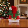 Unique Bargains Christmas Hat Adult Large Antler Christmas Hat Polyester 11.42"x15.35" 1 Pc - 2 of 4