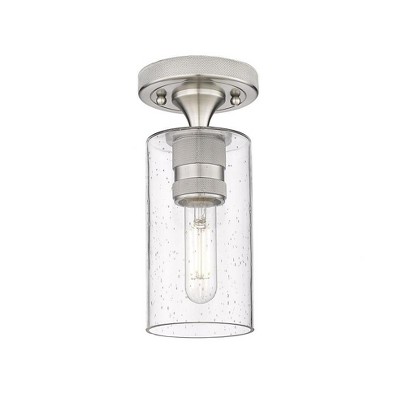Crown Point - 1 Light Flush Mount In Industrial Style-9.63 Inches Tall and 3.88 Inches Wide