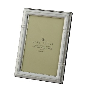 Jiallo  Stainless Steel 4x6" Frame,Reed Border Lacquer - 1 of 1