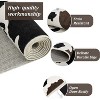 coucheta Multi-size Wild Animal Washable Area Rug, Black Brown Highland Milk Cow Print Non Slip Decorative Carpet, for Living Room, Bedroom, Dining - 3 of 4