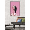 Trends International Snowtap - Flamingo Photobomb Framed Wall Poster Prints - 2 of 4
