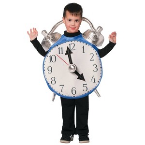 Imposta Costumes Kids' Retro Alarm Clock with Bell Costume Bodysuit 3T-4T White - 1 of 1