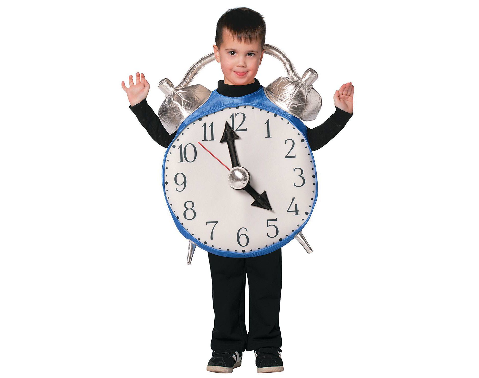 Imposta Costumes Kids' Retro Alarm Clock with Bell Costume Bodysuit 3T-4T White