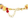 Ross-Simons Italian Multicolored Murano Glass Floral Bead Bracelet With 18kt Gold Over Sterling Size 7 - 3 of 4
