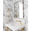 TEHOME Arthers Rectangular Stainless Steel Framed Pivoting Wall Mounted Bathroom Vanity Mirror - 2 of 4