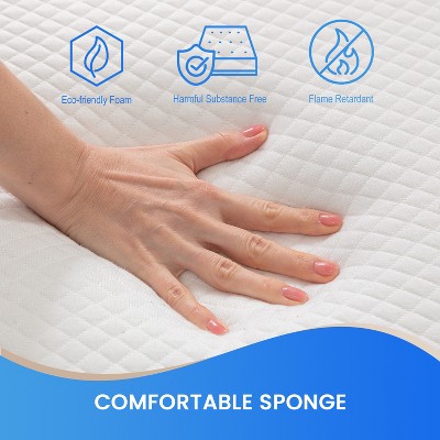 Twin 14-Inch Gel Memory Foam Mattress with Washable Cover