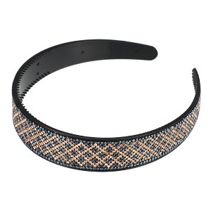 Unique Bargains Women's Rhinestone Wide-brimmed Headband 1 Pc - 1 of 4