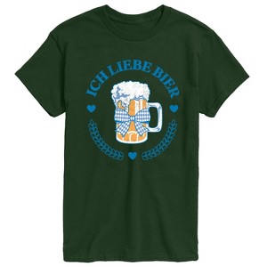 Men's - Instant Message - Ich Liebe Bier Oktoberfest Short Sleeve Graphic T-Shirt - 1 of 4