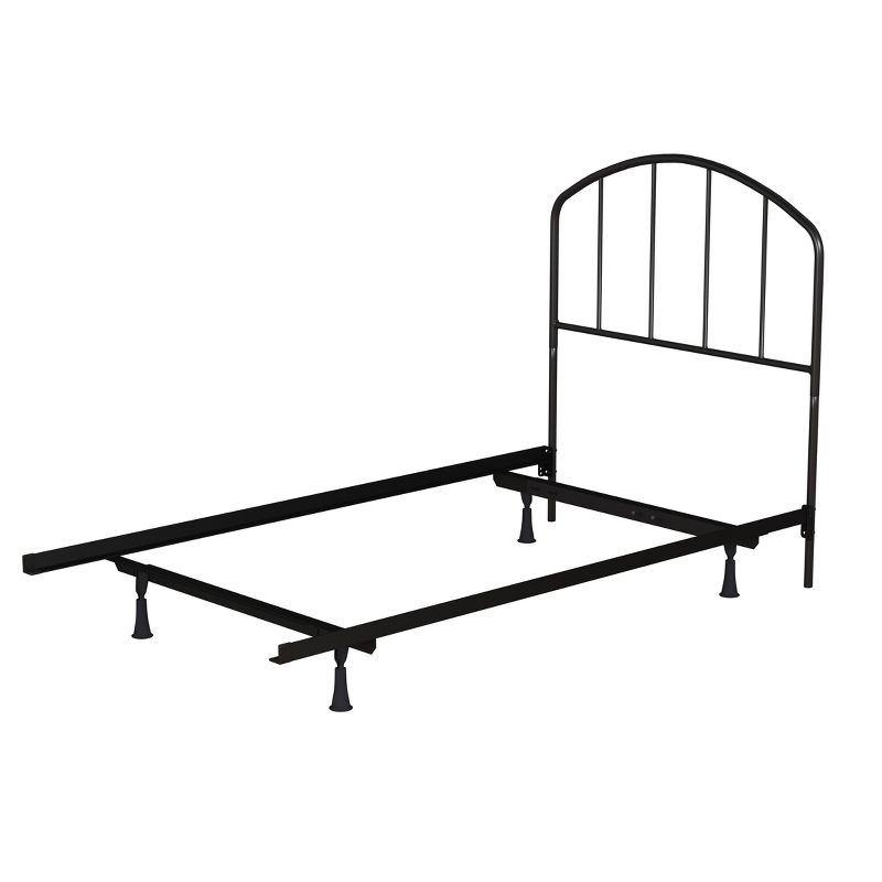 Tolland Metal Headboard with Bed Frame Black - Hillsdale Furniture, 4 of 13