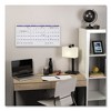 Deluxe Three-Month Reference Wall Calendar, Horizontal Orientation, 24 x 12, White Sheets, 15-Month: Dec 2024 to Feb 2026 - 3 of 3