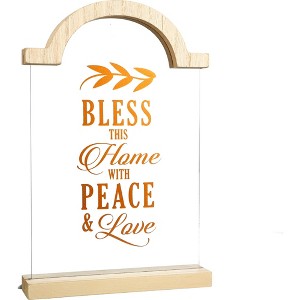Pavilion Gift Company - Home - 9" Self-Standing Plaque - Wall Sign Panels - 1 of 4