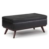 Large Ethan Lift Top Coffee Table Storage Ottoman - WyndenHall - 3 of 4
