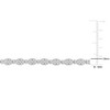 EVERLY JEWELRY | Sterling Silver 1/2 CT TDW Diamond Tennis Bracelet, 7.5 inch - 3 of 4