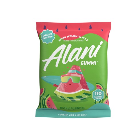 Alani Candy Sour Gummy Melon Slices - 1.8oz : Target