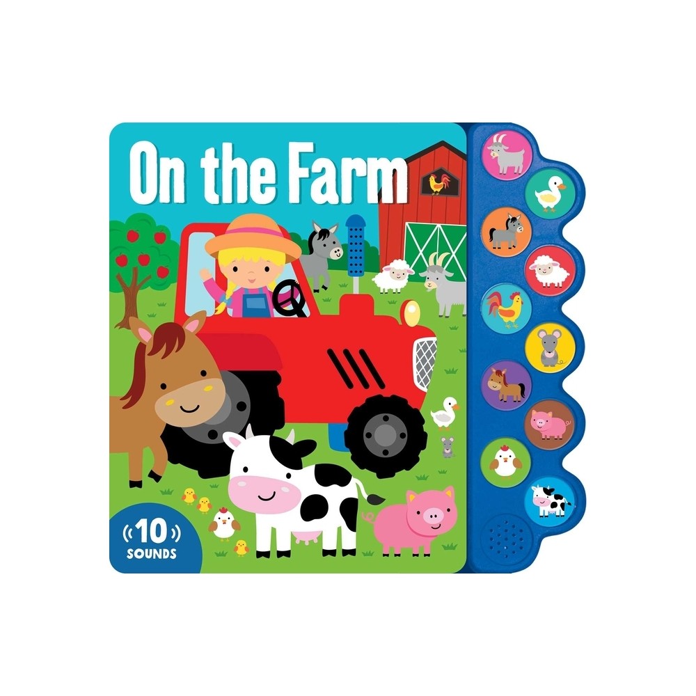 On the Farm: 10-Button Sound Book - (Board Book)