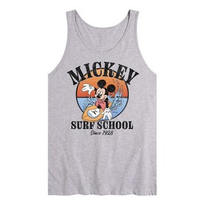 Men's - Disney - Mickey Surf School Graphic Tank Top - 1 of 2