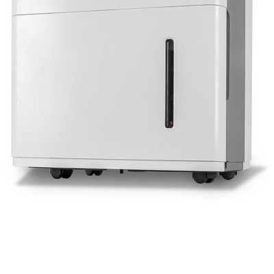 BLACK+DECKER 50 Pint White and Gray Portable Dehumidifier with Humidistat