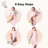 3pk Soothe Baby Swaddle 0-6 Months, Organic Baby Swaddle Sleep Sacks, Newborn, Infant Swaddle Sack - 3 of 4