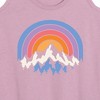 Women's - Instant Message - Sunset Mountains Graphic Racerback Tank - 2 of 4