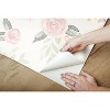 RoomMates Watercolor Roses Magnolia Home Wallpaper Pink - 4 of 4