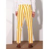 Lars Amadeus Men's Slim Fit Flat Front Business Striped Cropped Pants - 3 of 4