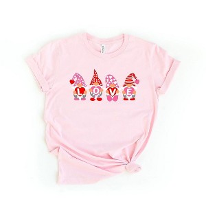 Simply Sage Market Women's Love Gnomes Short Sleeve Graphic Tee - 1 of 4