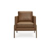 Signature Design by Ashley Numund Modern Faux Leather Accent Chair with Reversible Cushions, Caramel Brown - 2 of 4