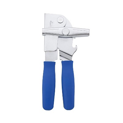Swing-A-Way Portable Manual Can Opener With Cushioned Ergonomic Handles & Built In Bottle Opener