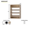 Modular Storage Angled Shelves, Wood Closet Organizer Adjustable, Stacking, Shoe Shelf Unit with 4 Shelves - image 4 of 4