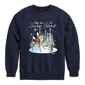 Boys' - Disney - Christmas - Up To Snow Good Graphic Long Sleeve Fleece Sweatshirt - 1 of 4
