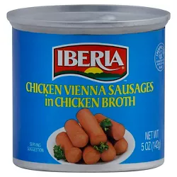 Iberia Chicken Vienna Sausages in Chicken Broth - 5oz