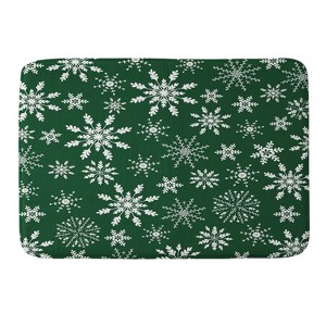 Iveta Abolina Silent Night Green Memory Foam Bath Mat - Deny Designs - 1 of 4