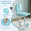 Infans Kids Desk and Chair Set Height Adjustable Children School Study Table & Chair - 4 of 4