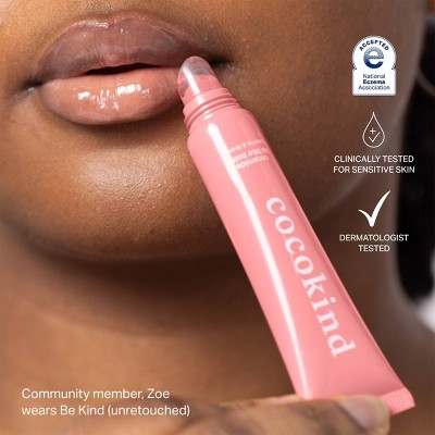 cocokind Ceramide Lip Blur Balm - Be Kind - 0.37 fl oz: Hydrating, Tinted Lip Balms