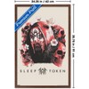 Trends International Sleep Token - Skulls And Flowers Framed Wall Poster Prints - 3 of 4