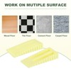 Unique Bargains ABS Anti-Slip Mini Size Flexible Stackable Window Door Stop 20 Pcs - 4 of 4
