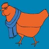 Men's Design By Humans The Hipster Chicken By TabithaDesigns T-Shirt - 2 of 3