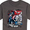 Men's - Marvel - Captain America Ink Grid Short Sleeve Graphic T-Shirt - 2 of 4