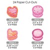 Big Dot of Happiness Hot Girl Bday - DIY Shaped Vintage Cake Birthday Party Cut-Outs - 24 Count - 2 of 4