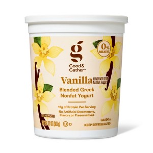 Vanilla Greek Yogurt - 32oz - Good & Gather™ - 1 of 4