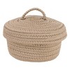Colonial Mills Peek-A-Boo Basket and Lid - Tan - 2 of 4