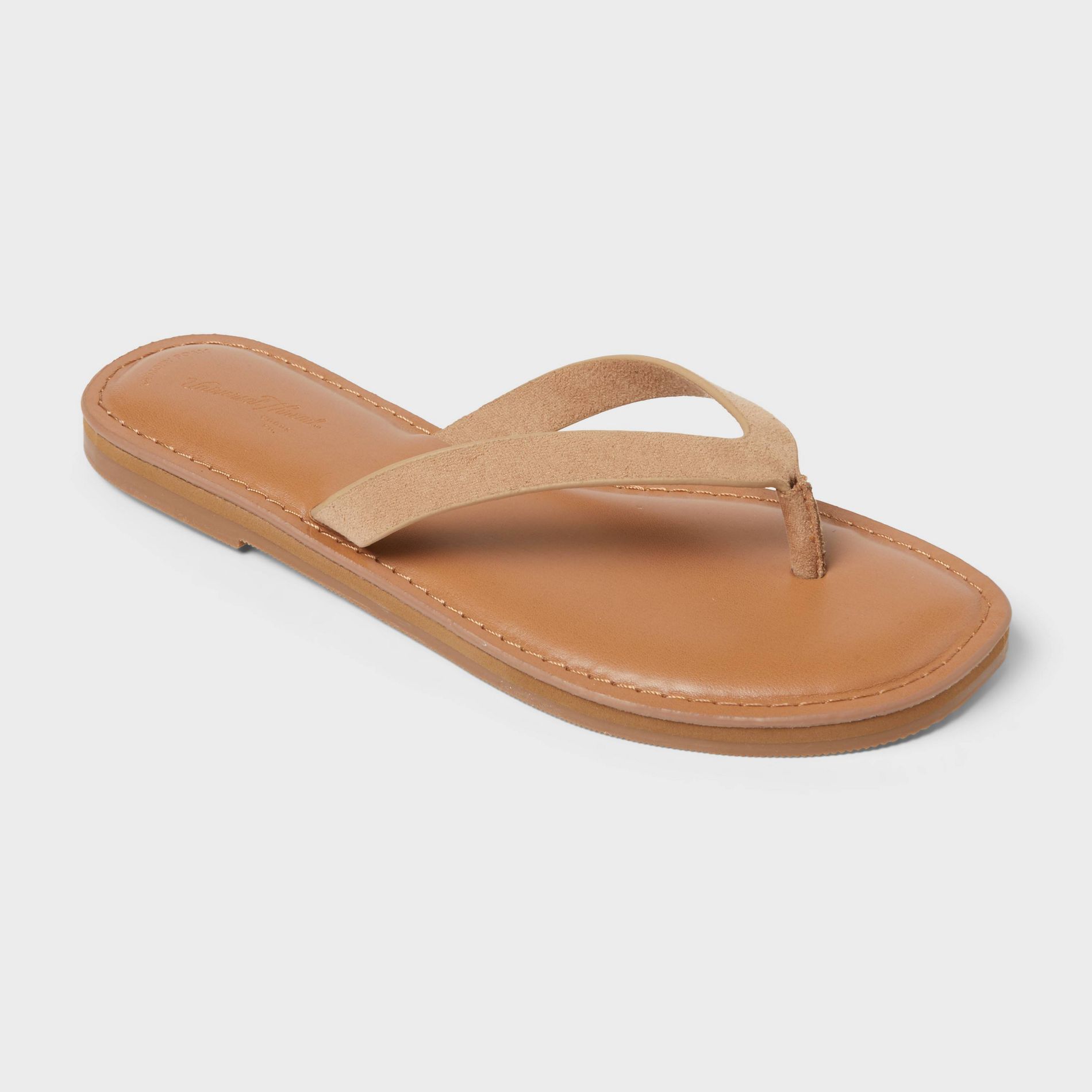 Women's Sherry Thong Sandals - Universal Thread™ Sand