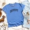 Simply Sage Market Women's Embroiderd Howdy Varsity Outline Short Sleeve Garment Dyed Tee - 3 of 3