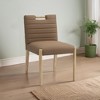 Meridian Furniture,Aimee Vegan Leather Dining Side Chair, Set of 2 - 2 of 4