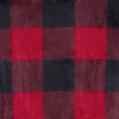 plaid red/black