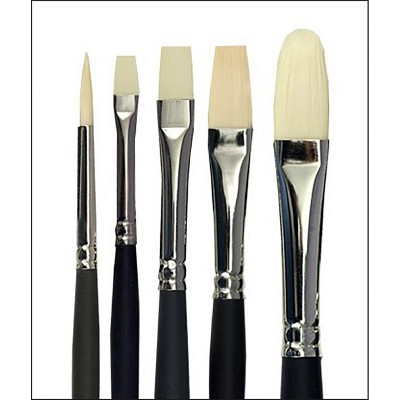 Creative Mark Powercryl Ultimate Acrylic Paint Brushes - Assorted, Artist Paint Brushes, 3 Diameters of Synthetic Hair Filament, Fine Control of Heavy