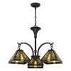 Stephen 3-Light Vintage Bronze Chandelier - 2 of 4