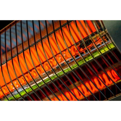 Kenmore Silver Electric Patio Heater with Tripod and Remote